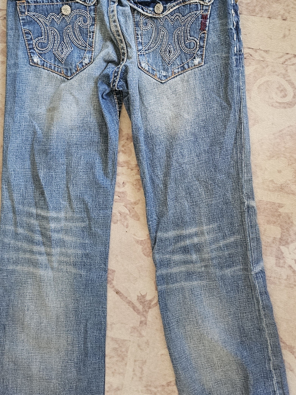 Denim Blue Jeans. Boot Cut.  Womens Size 32/34. Vintage Jeans.  Great Condition.